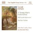 The English Song Series 16 from Naxos album cover